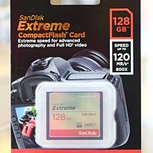 【日產旗艦】Sandisk Extreme CF 128G 128GB 120MB 120M 群光公司貨 記憶卡