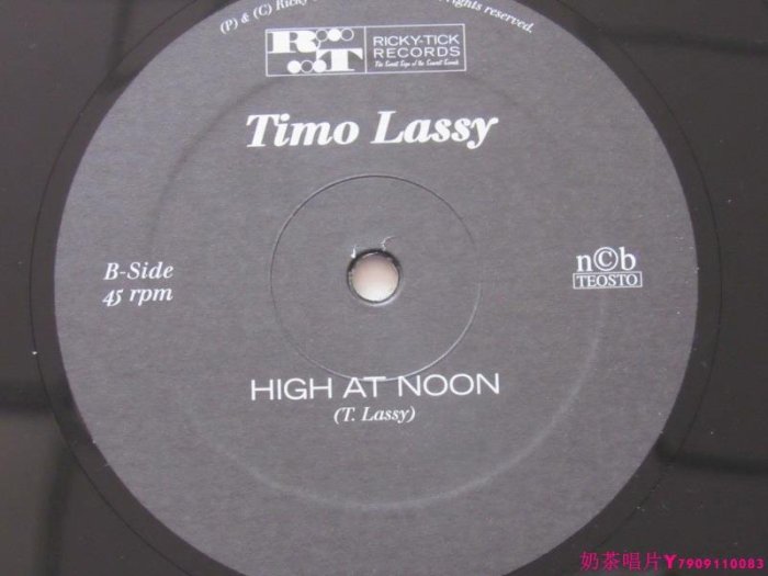 Timo Lassy African Rumble / High At Noon  歐美版 黑膠唱片LPˇ奶茶唱片