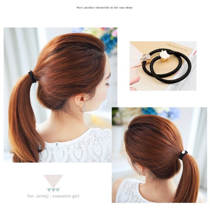 韓版高品質 電鍍多款髮圈髮束