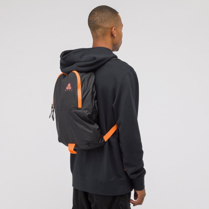 =CodE= NIKE ACG PACKABLE BACKPACK 防水針織後背包(黑橘)BA5841-537 收納預購