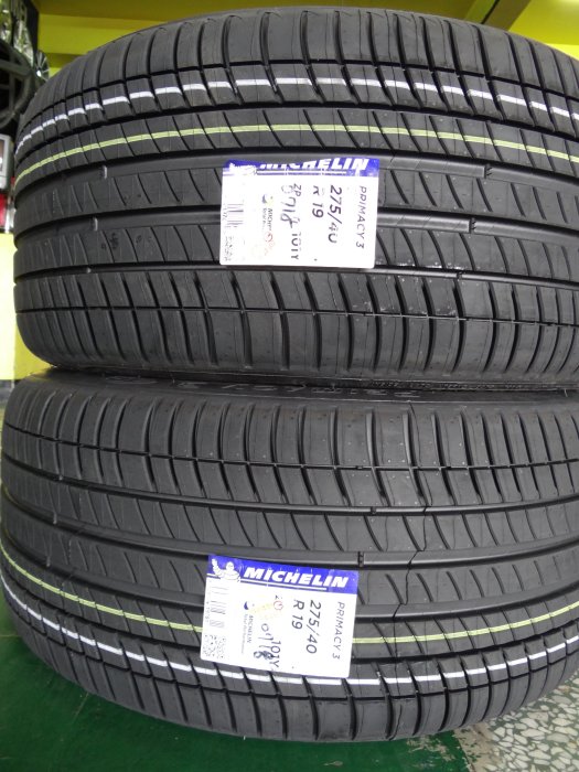 {順加輪胎}米其林PRIMACY 3 ZP 275/40/19 防爆失壓續跑胎SSR RF RST 245/45/19