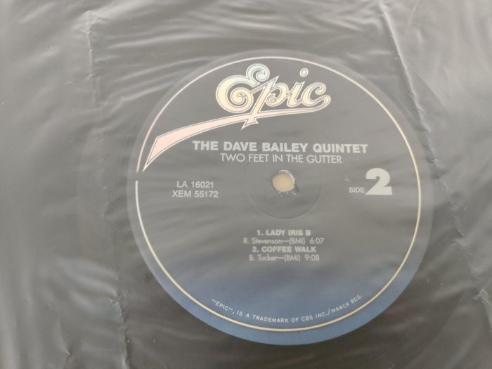 197#美版 The Dave Bailey quintet 2 Feet in the Gutter 爵士黑膠