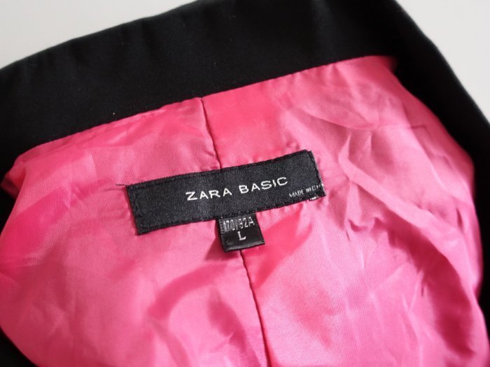 西班牙品牌 ZARA 女款 黑色 西裝外套 L號