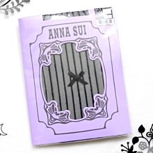 【拓拔月坊】ANNA SUI 褲襪　立體直紋 緞面蝴蝶結　日本製～現貨！