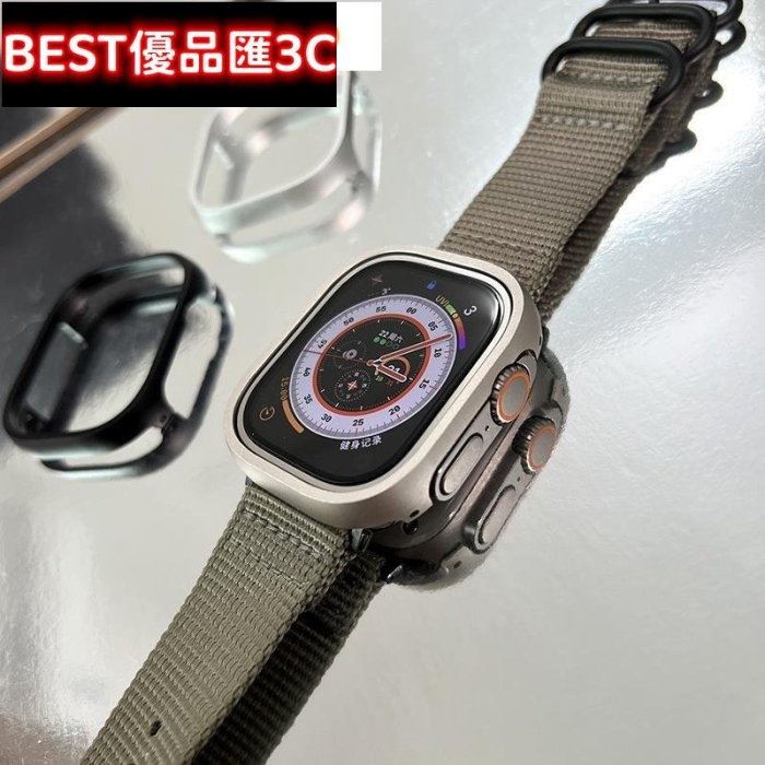 現貨Ultra 49mm 铝合金表壳适用于 Apple Watch Ultra 8 保护壳 S8 Ultra 表壳3C手機殼