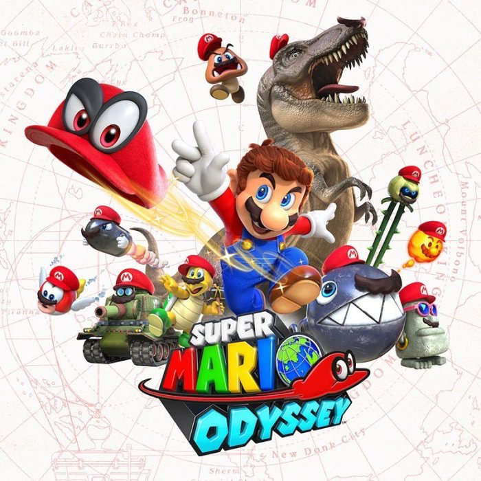 全新未拆 NS 瑪利歐奧德賽-中文英文日文9國語言版- Mario Odyssey Switch