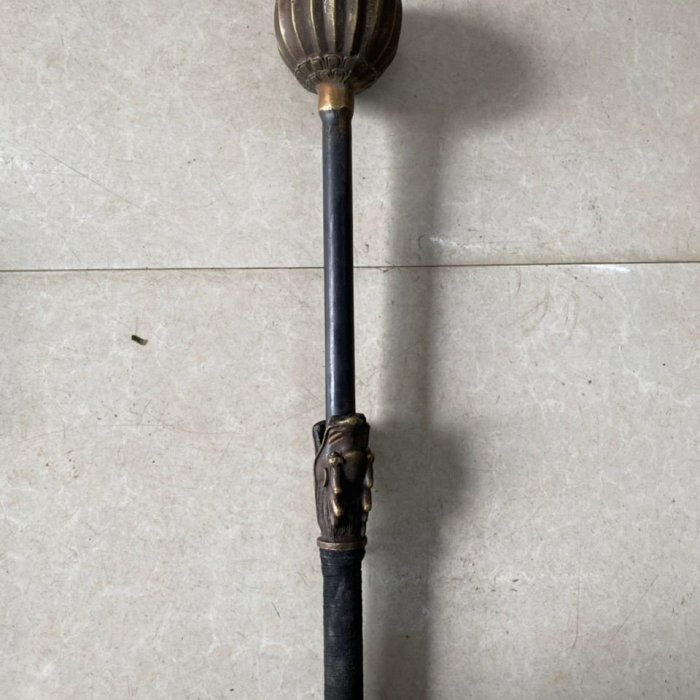 古玩藝術品收藏銅器兵器工藝品擺件品相完美如圖單個