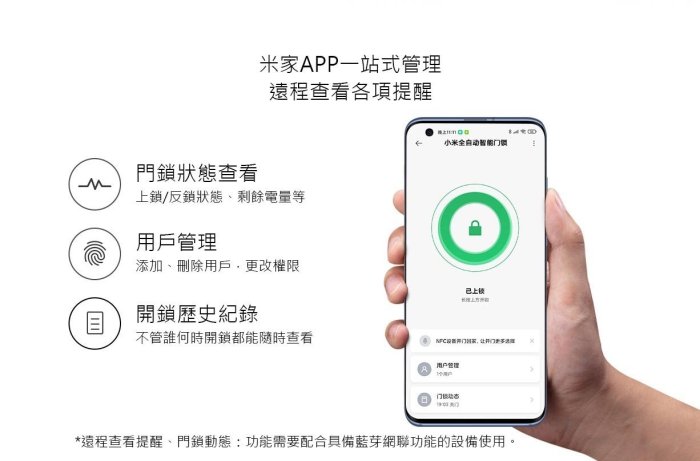 小米指紋電子鎖推拉式自行安裝