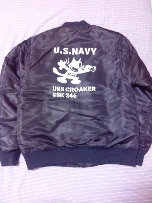 U.S.NAVY MA-1 美國 海軍 U.S.N 軍外套