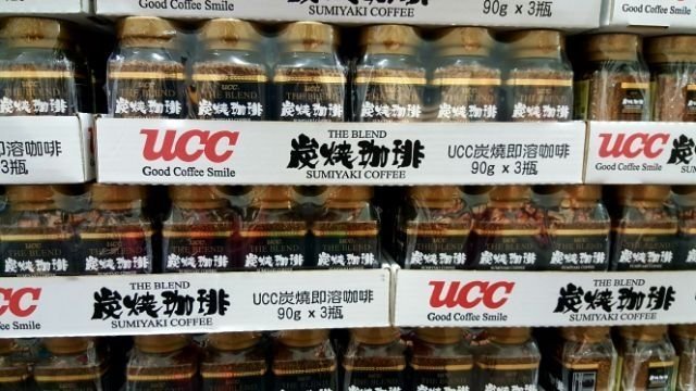 UCC炭燒即溶咖啡 每瓶90公克X3瓶入-吉兒好市多COSTCO代購