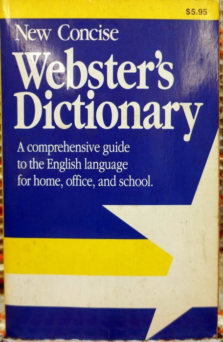 二手書 絕版書 【Webster's Dictionary】韋柏字典，低價起標無底價！本商品免運費！