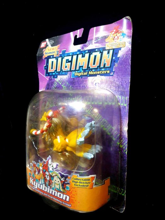 A-31 櫃 ： KYUBIMON 妖狐獸 九尾狐獸 DIGIMON 數碼寶貝 TAMER ACTION 　富貴玩具店