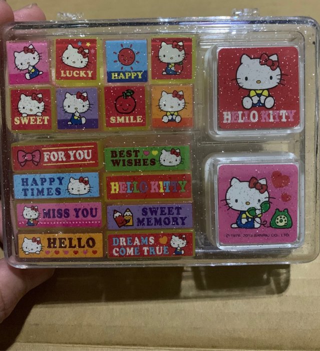 Hello kitty全新未使用 印章組合