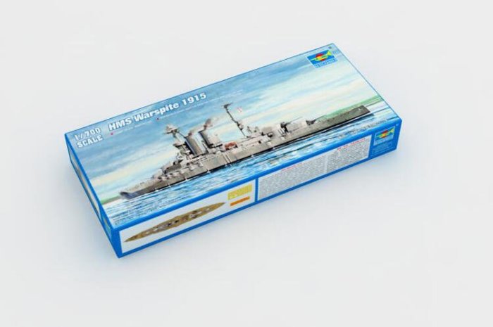 Trumpeter 小號手 1/700 英國 厭戰號 Warspite 戰列艦 1915年 無畏艦 組裝模型 05780