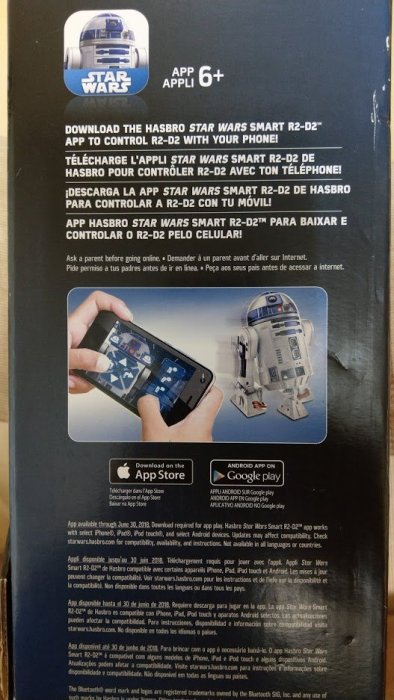 【二手】星際大戰 Star Wars 電影 俠盜一號 Rogue One 無人機遊戲組 R2-D2 可以用手機遙控機器人