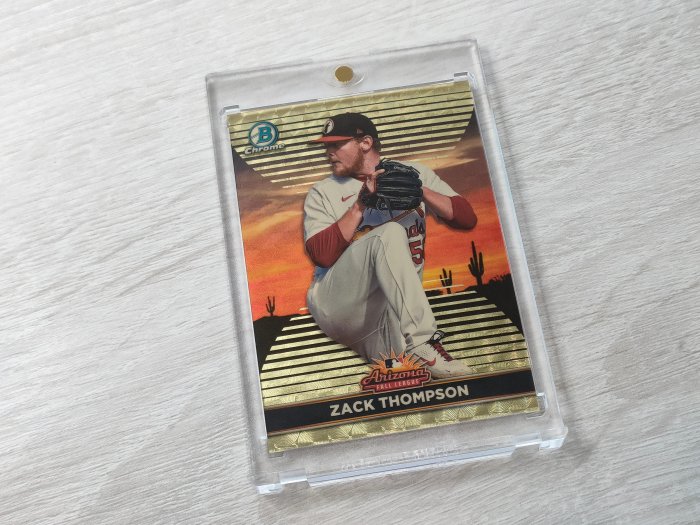 1of 1！紅雀潛力投手ZACK THOMPSON 2022 BOWMAN CHROME大亮1/1！