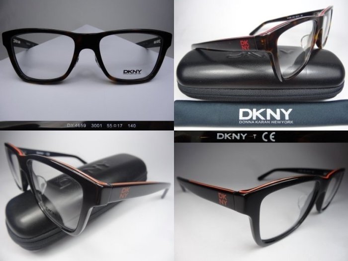 【信義計劃】全新真品 DKNY 眼鏡 膠框方框大框 超越 BOTTEGA VENETA gentle monster