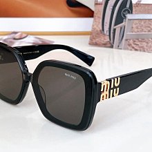美國代購 miu家 2024早春限量  金屬logo系列墨鏡太陽眼鏡