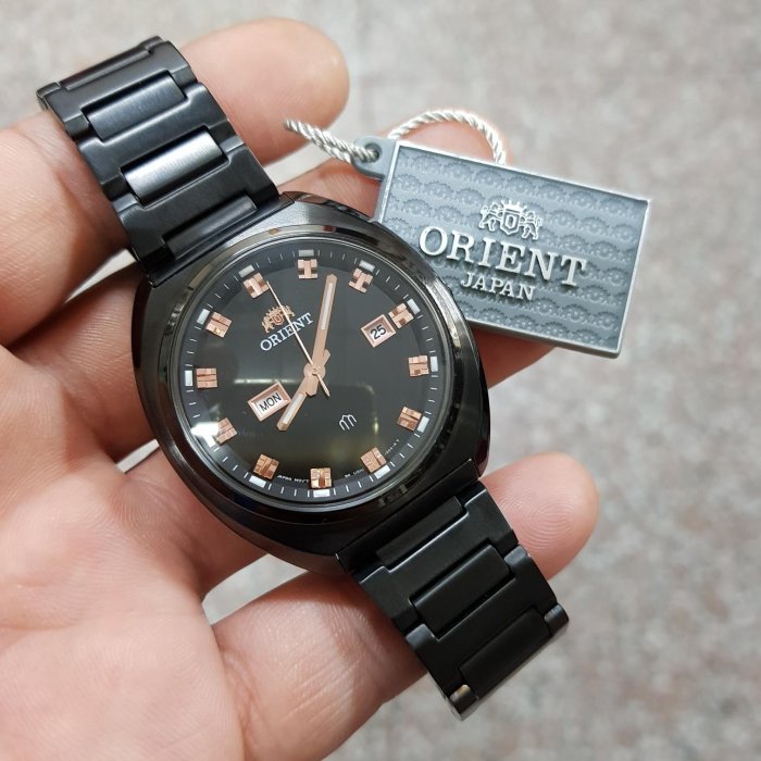 展示錶釋出買到賺到☆40mm大錶徑☆ORIENT☆藍寶石鏡面☆玫瑰金配色 日本錶 石英錶 漂亮