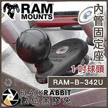 數位黑膠兔【 RAM-B-342U 三角台 內管固定座 】 Ram Mounts 機車 摩托車 手機架 重機 導航架