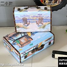 INPHIC-地中海風格手提箱復古箱子家居收納店鋪擺設裝飾攝影道具多款-款二小款_S2787C