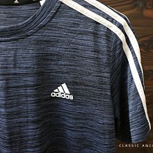 CA 愛迪達 adidas 藍系 休閒運動短t M號 一元起標無底價P117