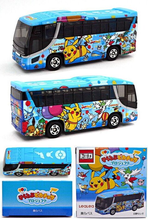 【Luxury】日本沖繩限定 Tomica Pokémon OKINAWA多美 寶可夢巴士 神奇寶貝 皮卡丘彩繪觀光巴士