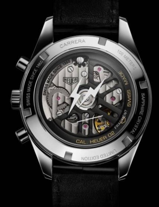 【已交流】
TAG HEUER 豪雅 Carrera Heuer-02 x 藤原浩Fragment計時錶 全球限量500只 台灣只有三只