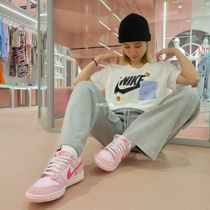 Nike Dunk Low“Triple Pink 頑皮豹 粉色 粉紅豬 女神滑板鞋 DH9765-600公司級