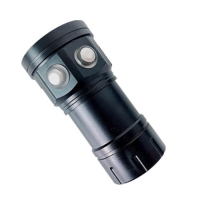 新款推薦 27LED防水補光燈15L2白光6xpe大功率可潛水補光攝影照明備用潛電筒潛水燈-可開發票