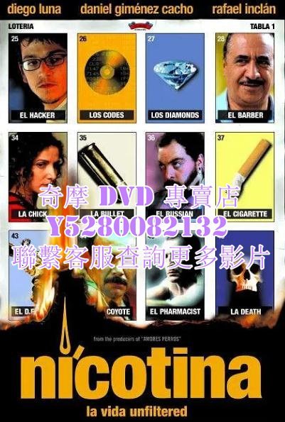 DVD 影片 專賣 電影 尼古丁/Nicotina 2003年