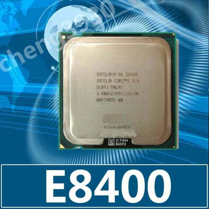 希希之家Cpu Intel Core 2 Duo E8200 E8300 E8400 E8500 E8600 插槽 LG