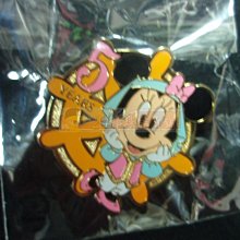 貳拾肆動漫精品-日本帶回東京迪士尼海洋 DISNEY SEA 五周年限定米妮造型PIN