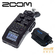 【民揚樂器】ZOOM H6 BLACK 手持錄音機 錄音筆 可外接4支麥克風 優惠加購PCH6專屬攜行外套