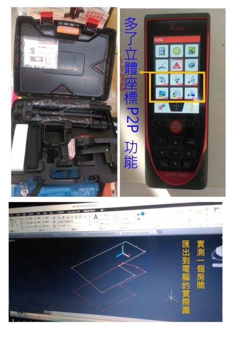 【宏盛測量儀器】LEICA S910測距儀/300m/照相測量/4X彩觸螢幕/CAD格式 3年保固(含稅)