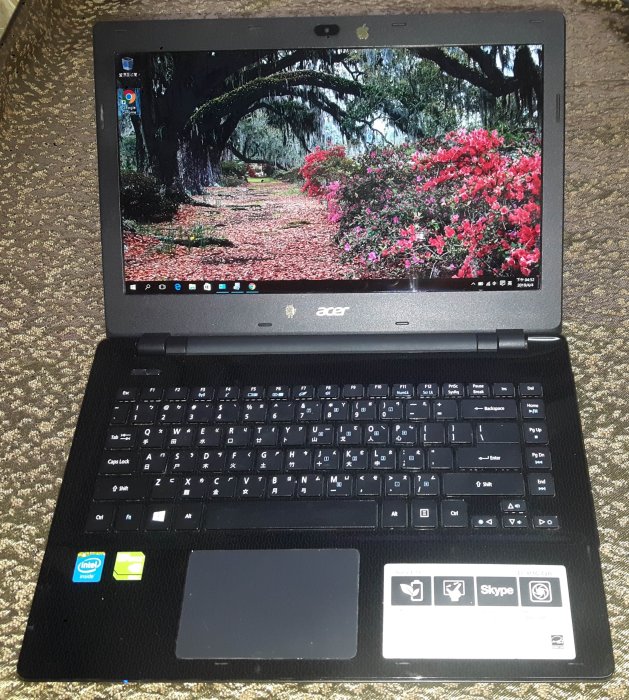 ACER 四核 Aspire E14 E5-411G-C215 NVIDIA 820M 2G獨顯