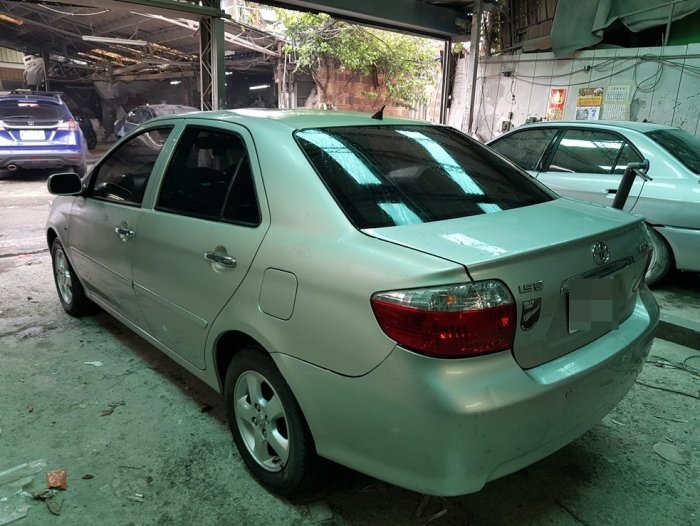 Glasurit鸚哥HS頂級金油 全車烤漆 改顏色 TOYOTA VIOS　顏色：鉑金橙　色號：7P0