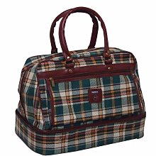 《葳爾登》TPOVL-U旅行袋【可乾溼分離】休閒包旅行包/購物袋/運動背包/格紋----福利品