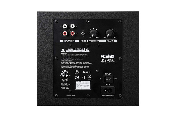 【台灣總代理公司貨】Fostex PM-SUBmini2 PM SUBmini 2 重低音 主動式 監聽喇叭 喇叭