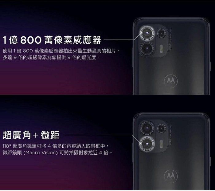 Motorola Edge 20 Fusion 5G (8G/128G) 6.7吋螢幕 5G智慧型手機 台灣公司貨