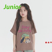 XXL~JL ♥上衣(棕色) NAVI-2 24夏季 RON240410-060『韓爸有衣正韓國童裝』~預購