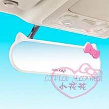 ♥小花花日本精品♥Hello Kitty凱蒂貓立體蝴蝶結車內後視鏡車用室內鏡車用後照鏡桃粉款日本限定88936703