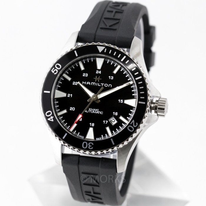 HAMILTON H82335331 漢米爾頓 手錶 機械錶 40mm 卡其海軍系列 潛水錶 男錶女錶