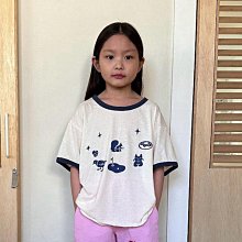 S~XL ♥上衣(CREAM) URRR-2 24夏季 URR240502-075『韓爸有衣正韓國童裝』~預購