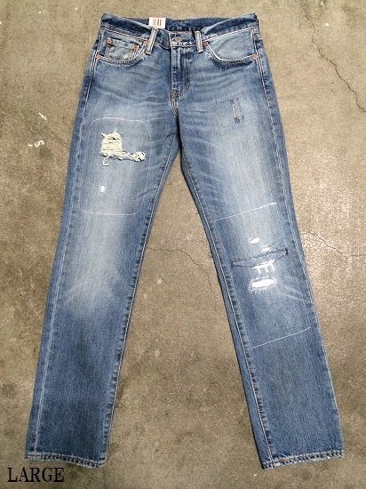 【日貨代購CIT】LEVIS 511 Crush 破壞 刀割 牛仔褲 余文樂 04511-1885 現貨