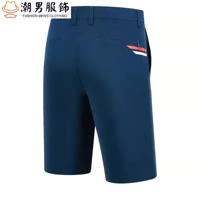 新款高爾夫短褲男夏季薄款golf彈力戶外運動速乾男款球褲五分褲 GVC3-潮男服飾