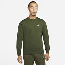 南◇2021 10月 NIKE NSW CLUB  長T 軍綠色 BV2663-327 綠色 大學TEE 長袖 小勾勾