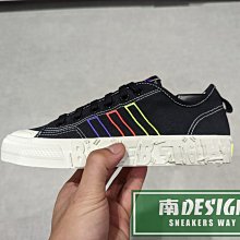 南🔥2022 9月 ADIDAS OG PRIDE X NIZZA 帆布 LGBTQ+ 男女款 黑 彩虹 GX6391