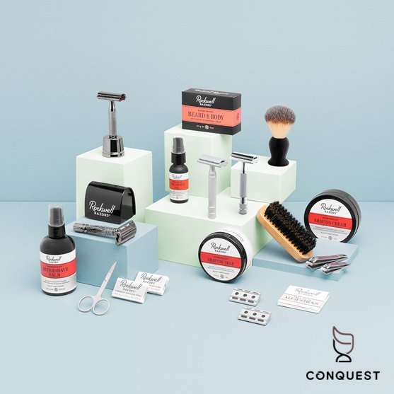【 CONQUEST 】加拿大 Rockwell Manicure Set 不鏽鋼指甲刀五件組 指甲剪 剪刀 銼刀 夾子