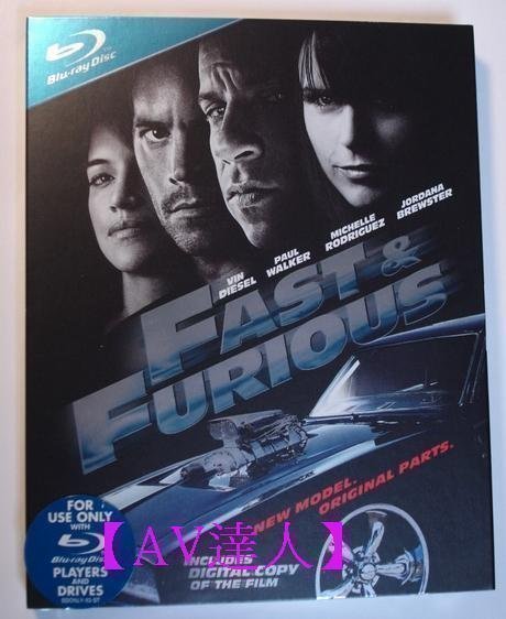 【BD藍光】玩命關頭 4：雙碟+初回外紙盒Fast and the Furious 4(中文字幕) 新視聽推薦軟體